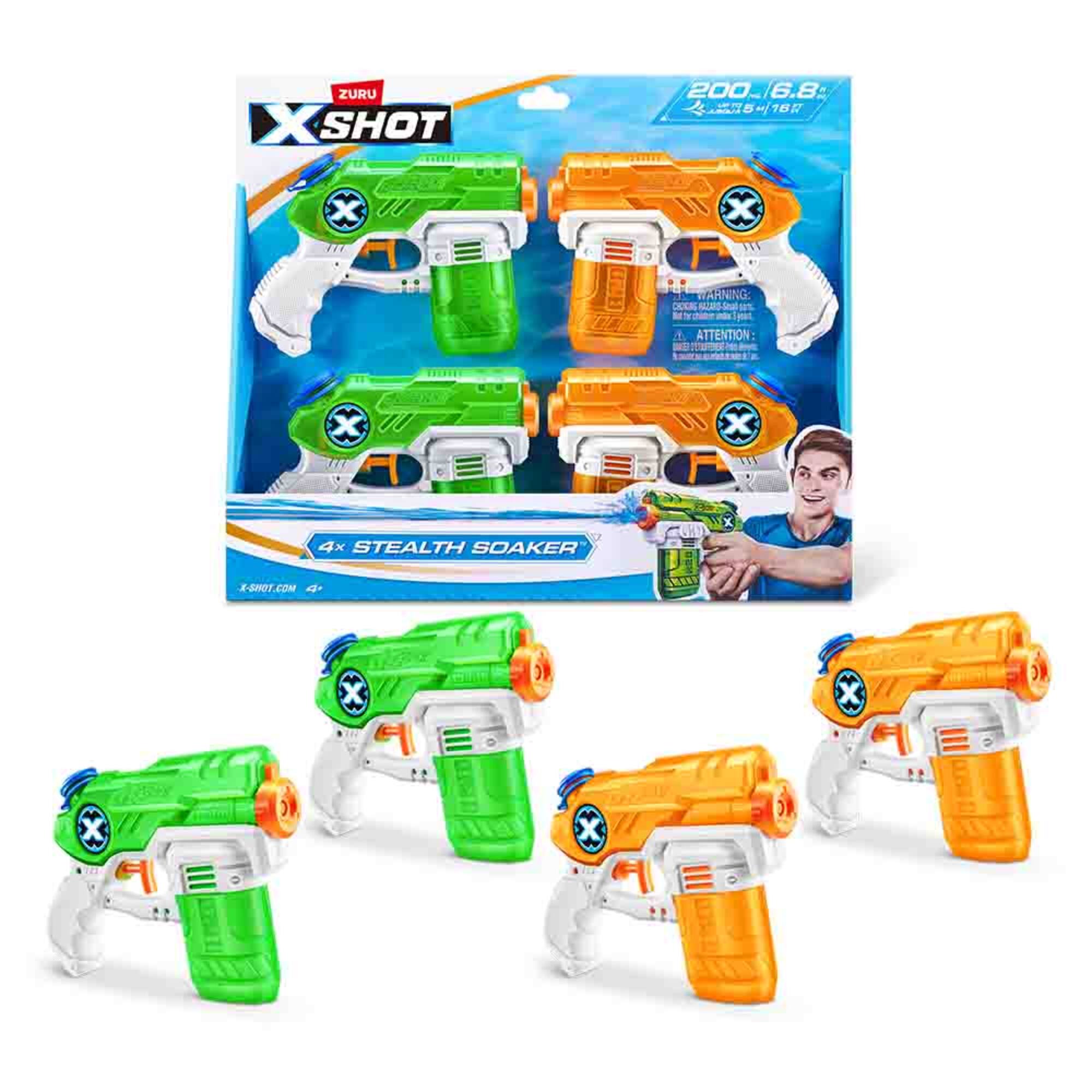 Zuru X-Shot Stealth Soaker™ 4 Pack